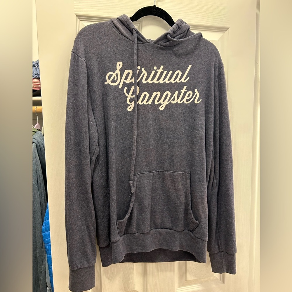 Navy Spiritual Gangster Hoodie